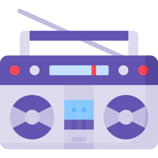 Boombox - Free electronics icons