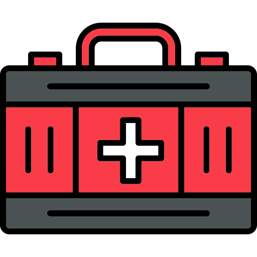 First aid kit Generic Outline Color icon