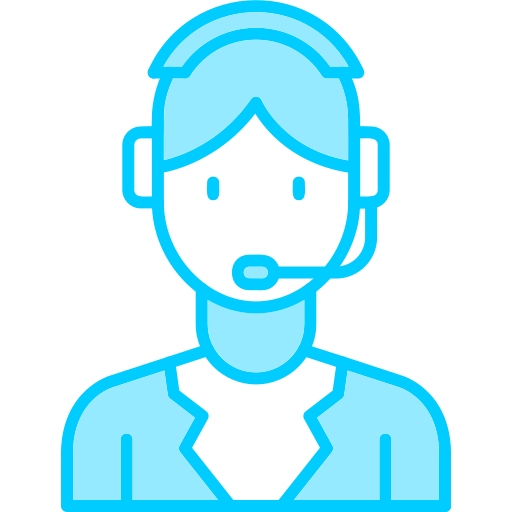 Customer agent Generic Blue icon