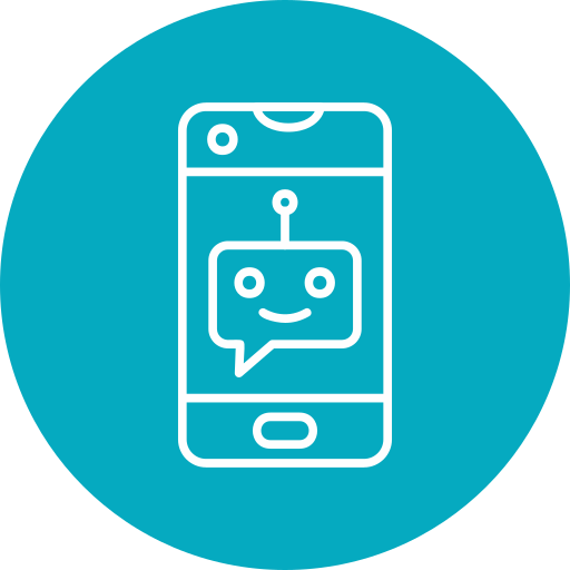 bot conversacional icono gratis