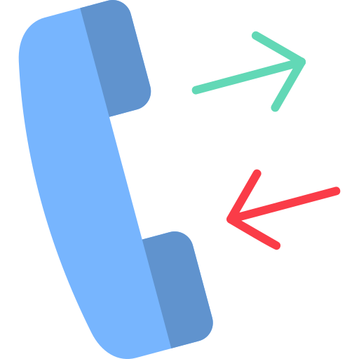 llamada telefónica icono gratis