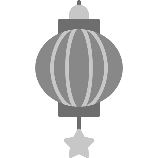 Chinese lantern Generic Grey icon