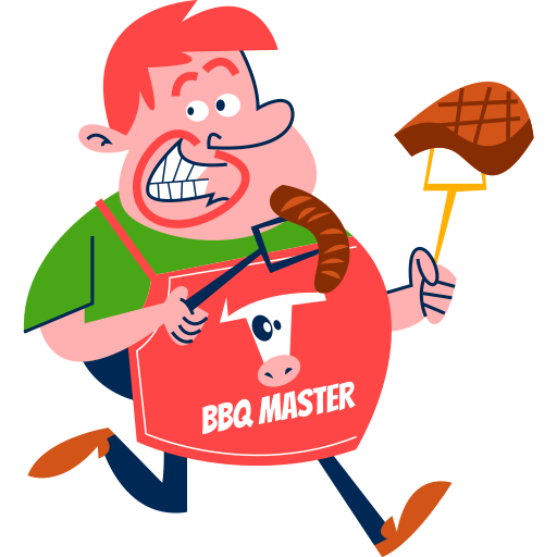Bbq free sticker