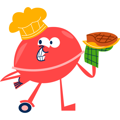 바베큐 무료 스티커
