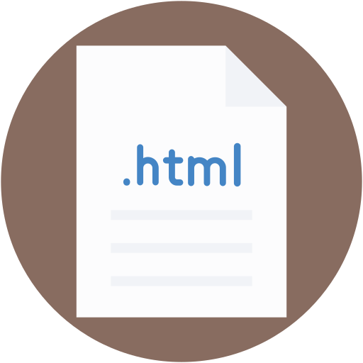 archivo html icono gratis