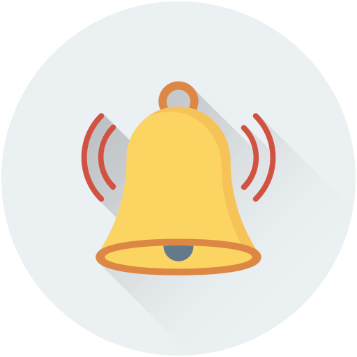 campana de notificación icono gratis