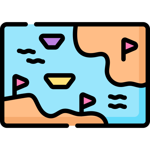 mapa grátis ícone