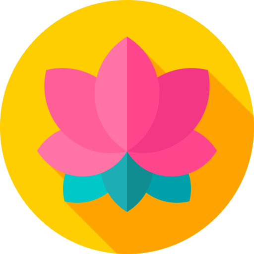 Lotus Flat Circular Flat icon