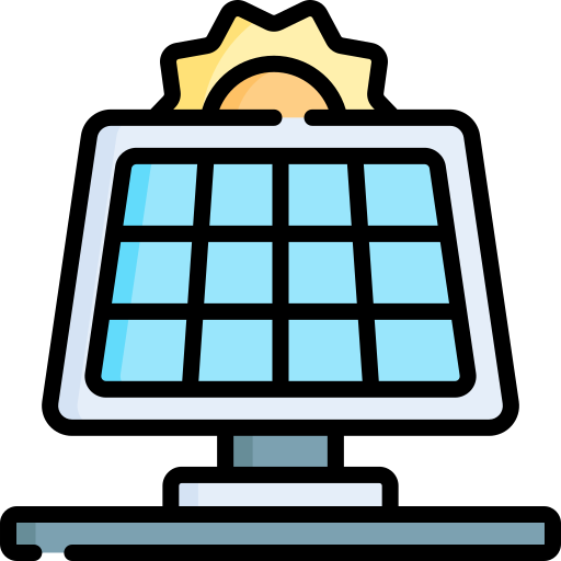 panel solar icono gratis