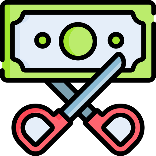 geld kürzen kostenlos Icon