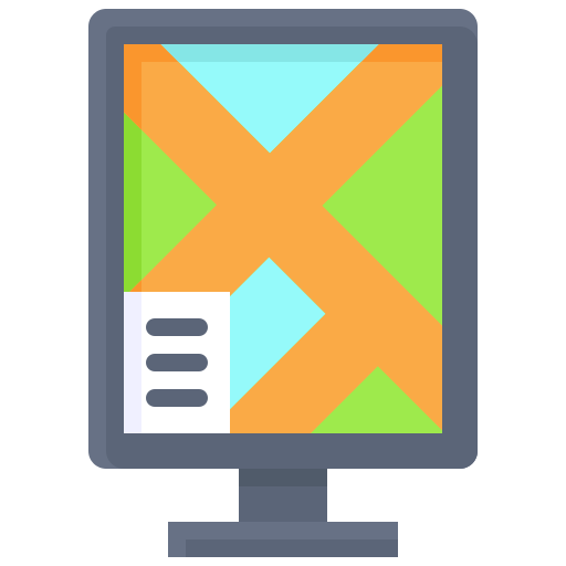 Screen free icon