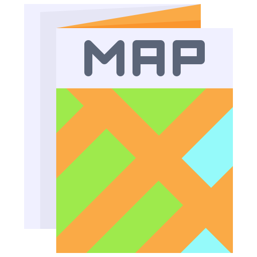 mapa icono gratis