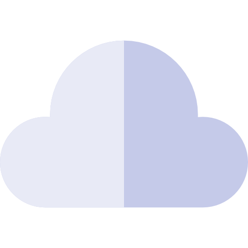 Cloud computing Basic Rounded Flat icon