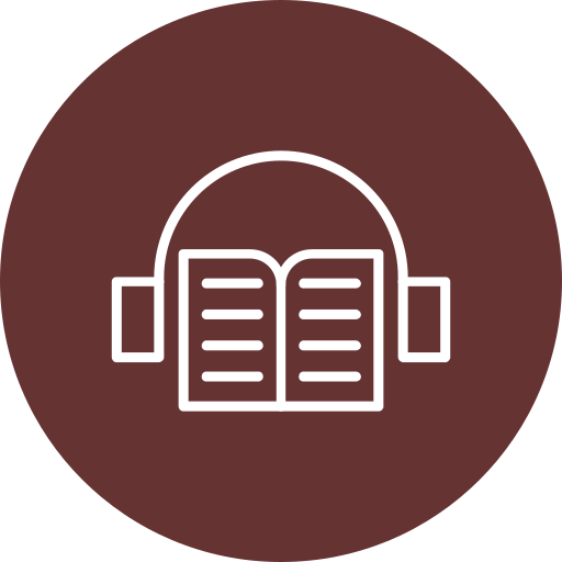 Audio book free icon