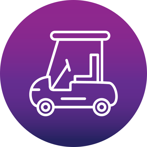 Машина для гольфа бесплатно иконка