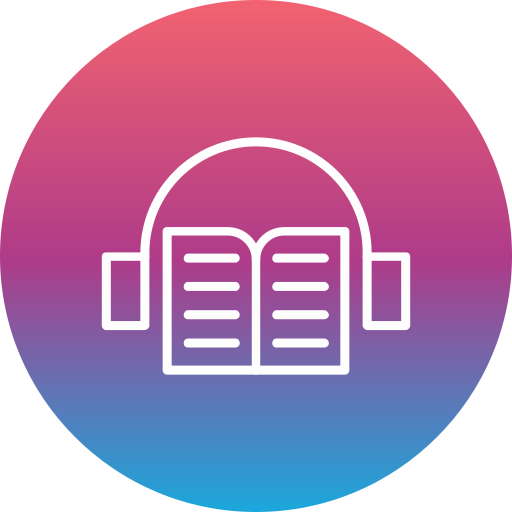 Audio book - free icon