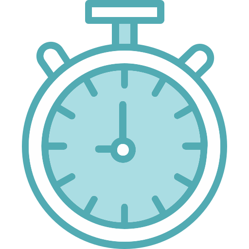 Stopwatch Generic Blue Icon