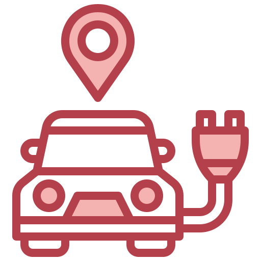 coche eléctrico icono gratis