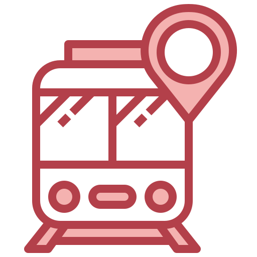 estación de ferrocarril icono gratis