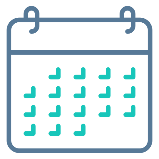 Calendar Generic Outline Color icon