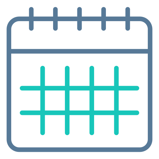 Calendar Generic Outline Color icon