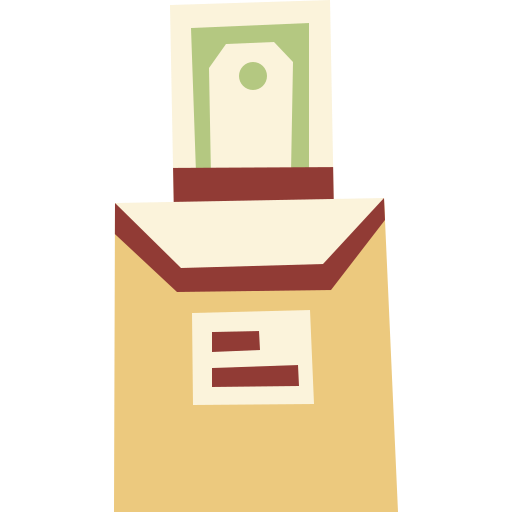 Money bag Cartoon Flat icon