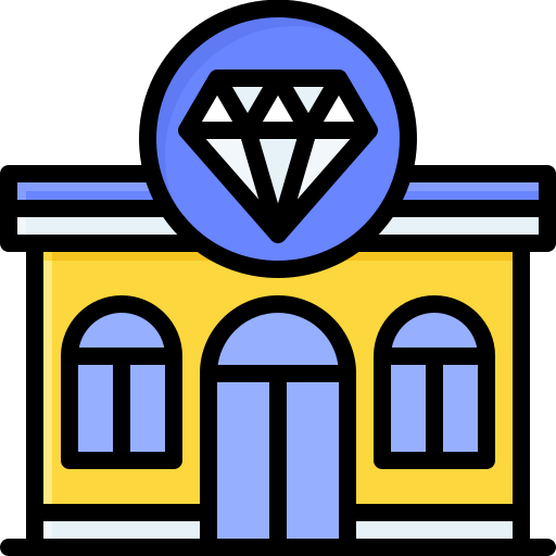 Diamond Generic Outline Color icon