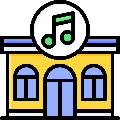 Music Generic Outline Color icon