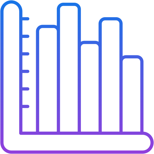 gráfico de barras icono gratis