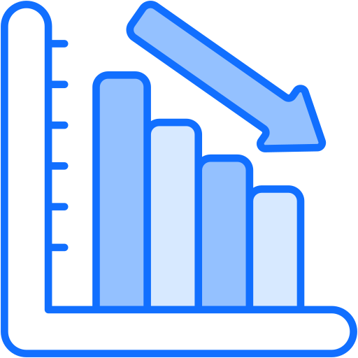 gráfico de barras icono gratis