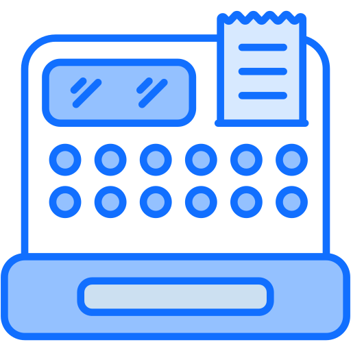 caja registradora icono gratis