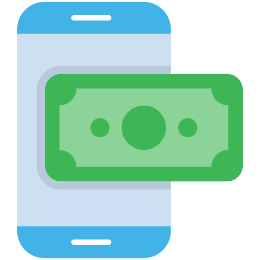 Mobile Banking Generic Flat Icon