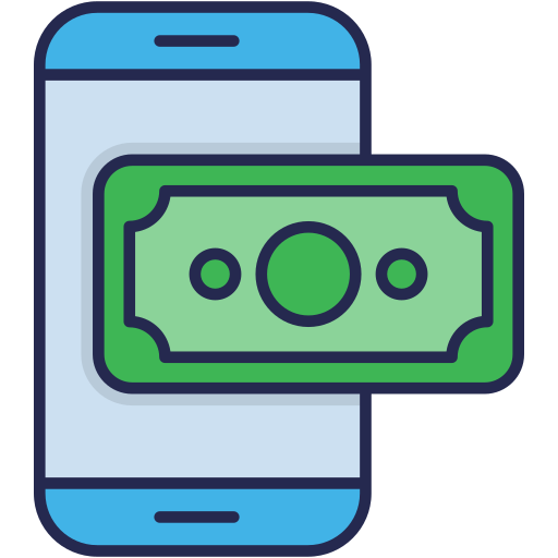 Mobile banking Generic Outline Color icon