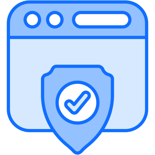 seguridad web icono gratis