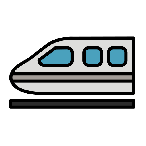 Icono de Shinkansen Generic Outline Color