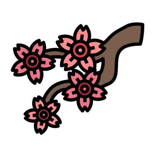 Sakura Generic Outline Color icon