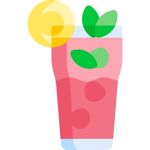 Raspberry mojito Special Flat icon