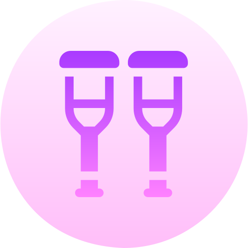 muletas icono gratis