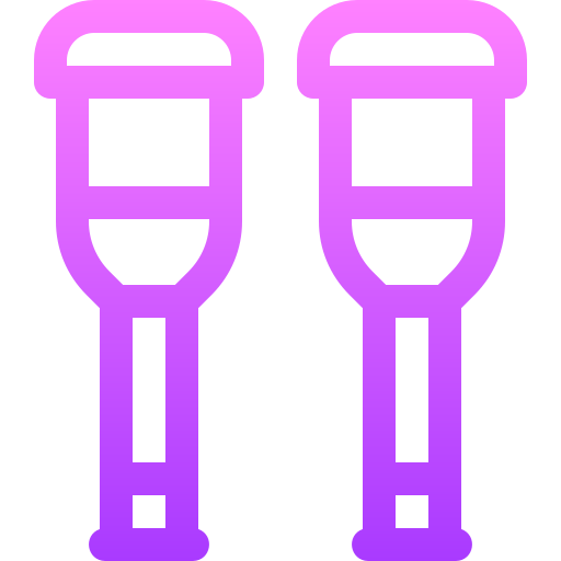 muletas icono gratis