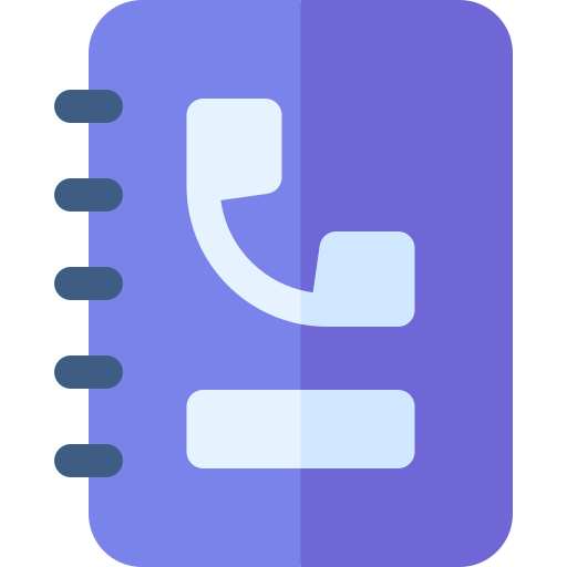 annuaire téléphonique Icône gratuit