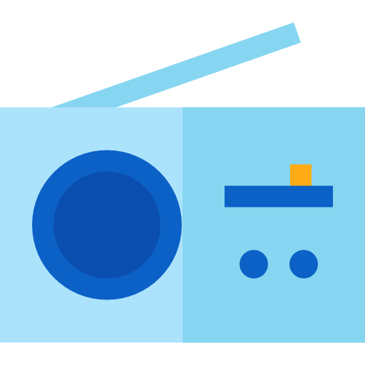 Radio Basic Straight Flat icon