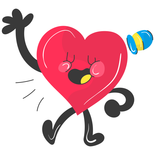 Heart Stickers - Free valentines day Stickers