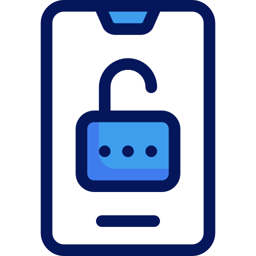 Unlock Generic Blue icon