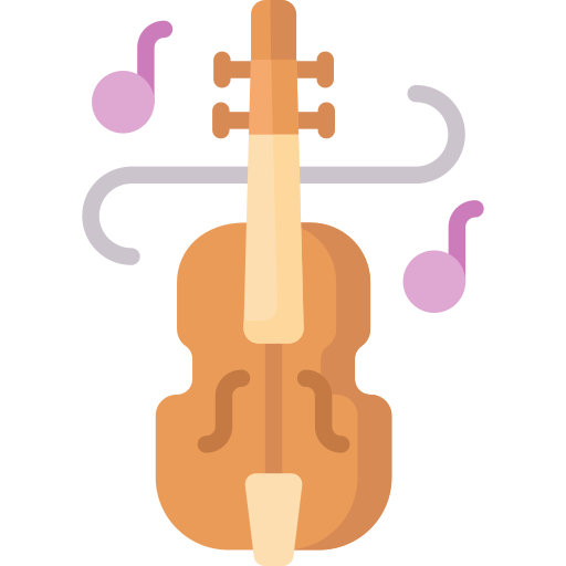 violín icono gratis