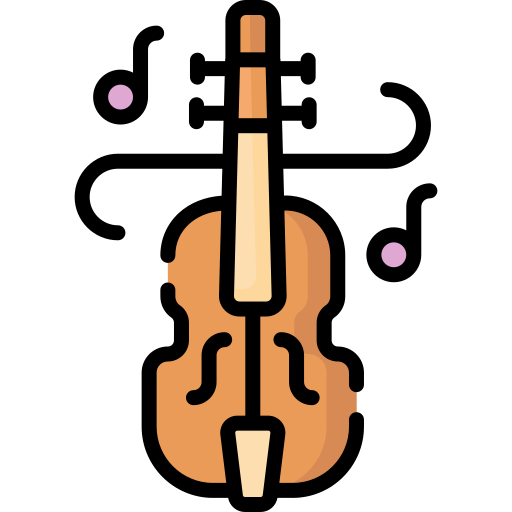 violín icono gratis