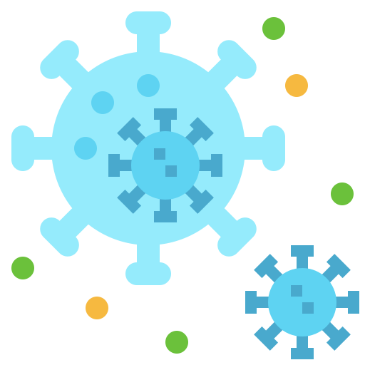 Coronavirus Surang Flat icon