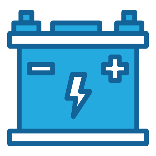 batería de coche icono gratis