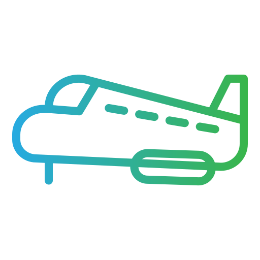 Airplane flight free icon