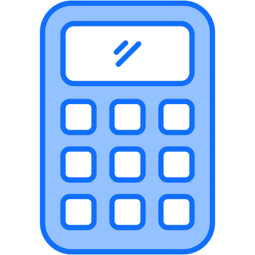 Calculator Generic Blue icon