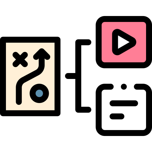 Content strategy free icon